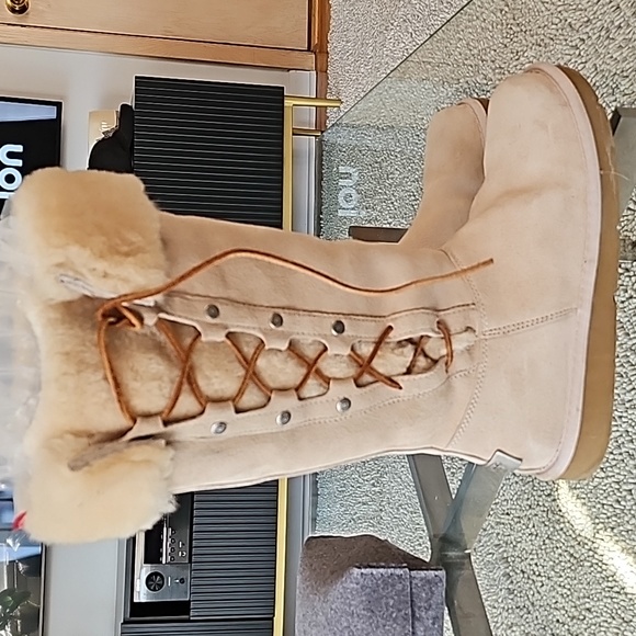 UGG Suede Boots with Shearling Lining - Picture 2 of 9